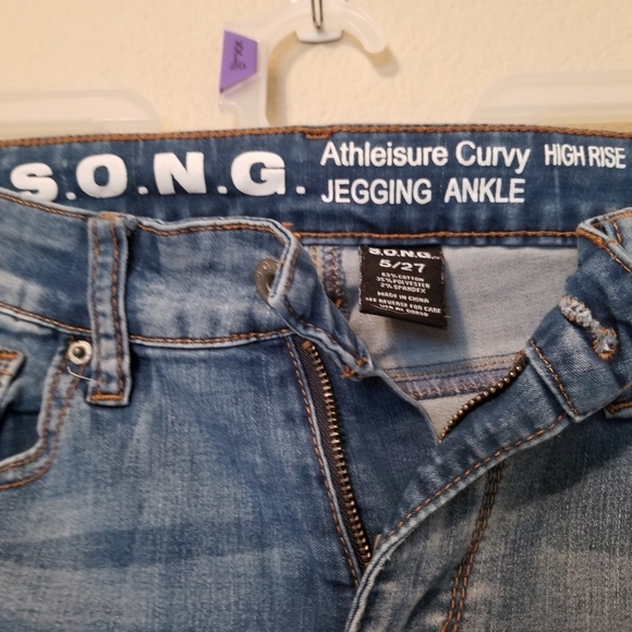 Song Athleisure cury jeggings ankle high rise 5/27 - Picture 1 of 6